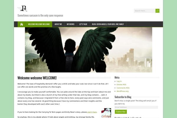 HappenStance theme site design template sample