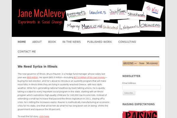 janemcalevey.com site used Mcalevey