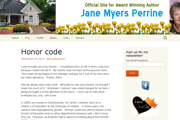 Twenty Thirteen theme site design template sample