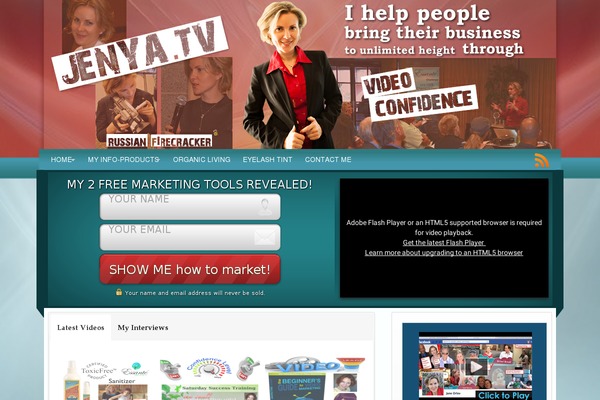 janeorlov.com site used Empowered Theme