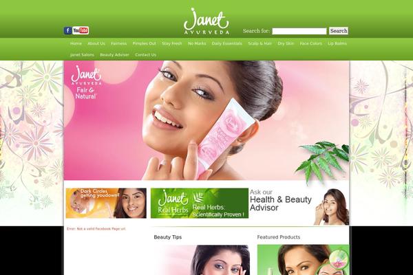 janet-ayurveda.com site used Janet