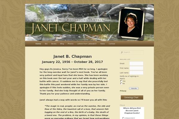 janetchapman.com site used Janetchapman