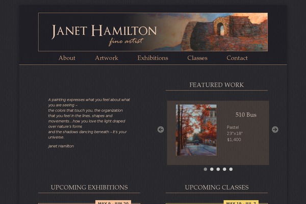 janethamilton.com site used Janethamilton