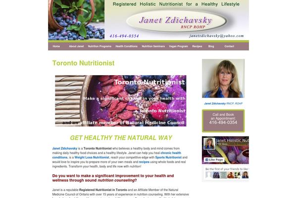WordPress website example screenshot
