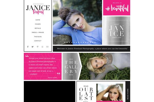 Site using Alpine PhotoTile for Instagram plugin