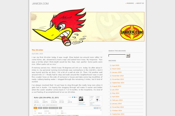 WordPress website example screenshot