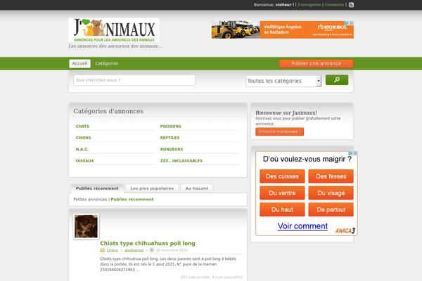 janimaux.com site used ClassiPress