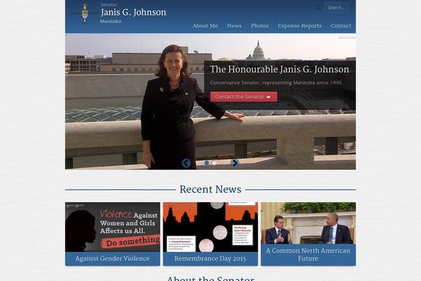 janisjohnson.ca site used Senator-johnson