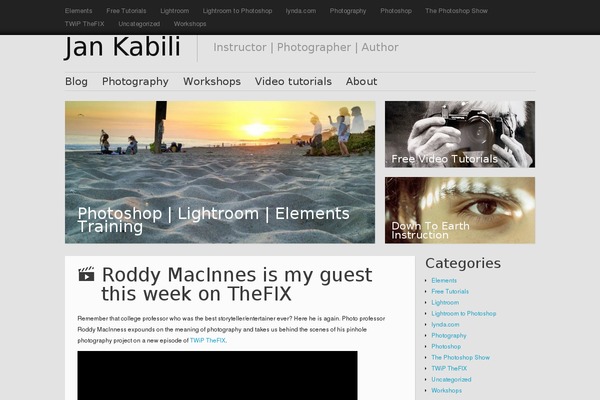 WordPress website example screenshot