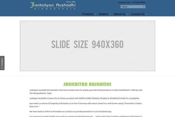 WordPress website example screenshot