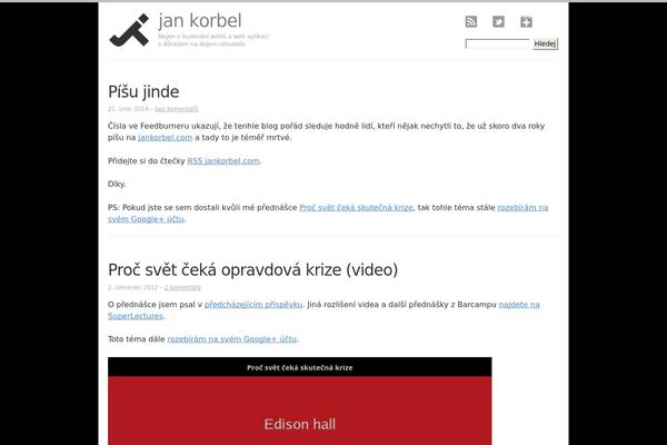 jankorbel.cz site used Single_categories