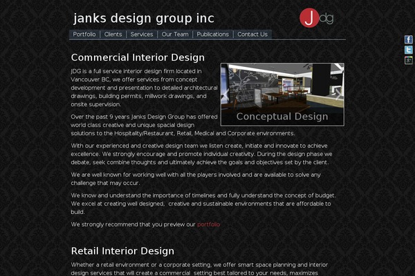 janksdesigngroup.com site used Jdg
