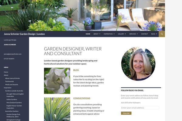 WordPress website example screenshot