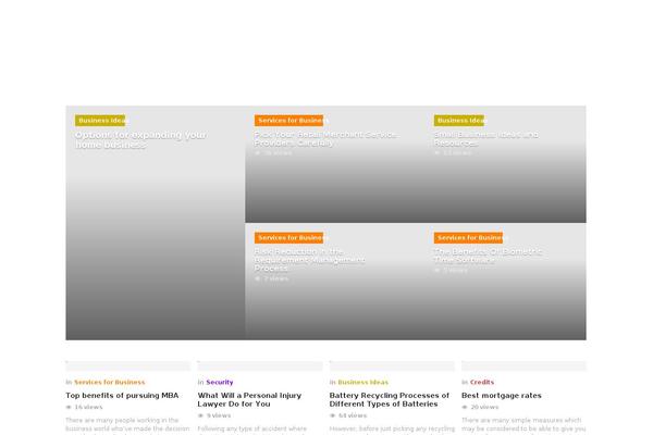 Newslog theme site design template sample