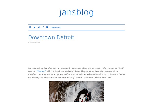 jansblog.org site used Jansblog