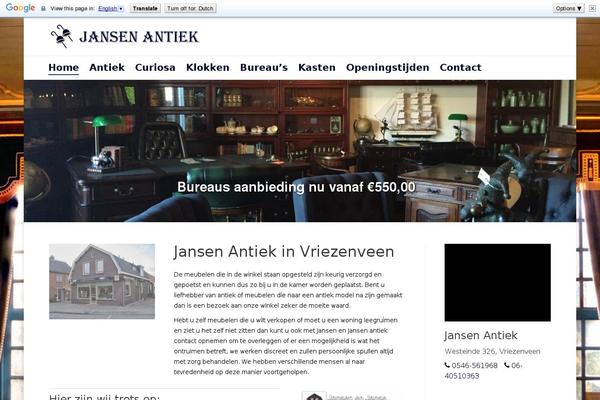 jansenantiek.com site used Bebo-theme