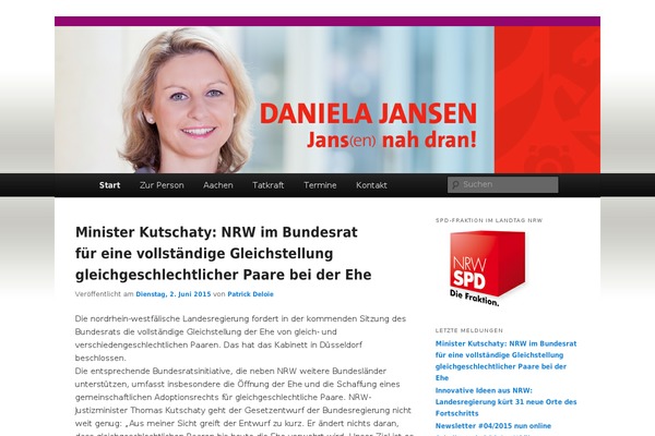 WordPress website example screenshot