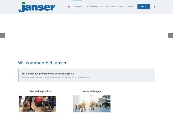 Janser theme websites examples