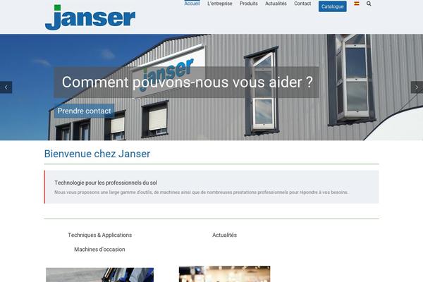 janser.fr site used Janser