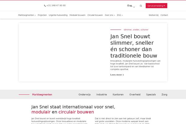 jansnel.com site used Onest