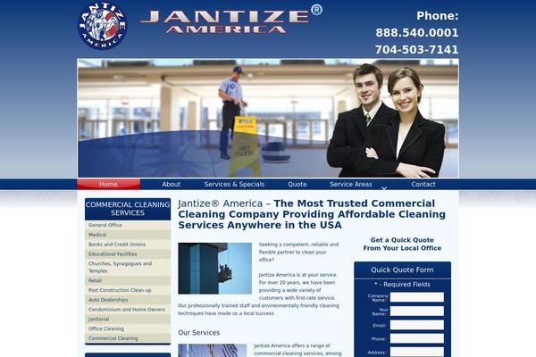 jantizeamerica.com site used Customthemewordpress