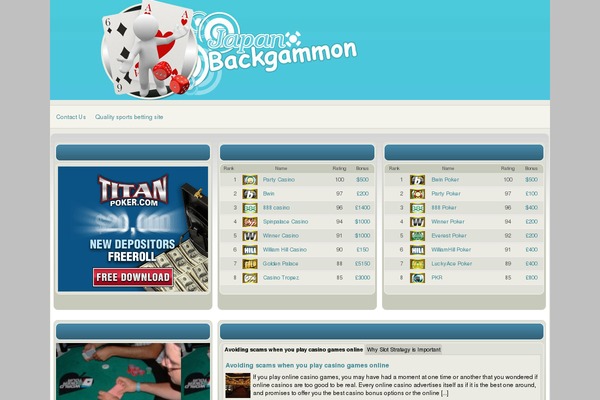 japan-backgammon.com site used Japan-backgammon