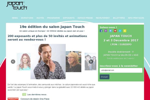 japan-touch.com site used Dynamix Child Theme