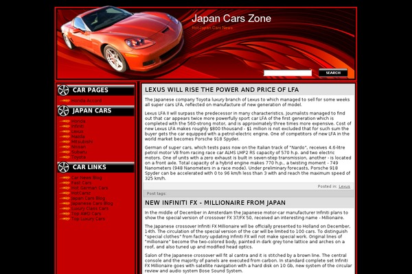 WordPress website example screenshot