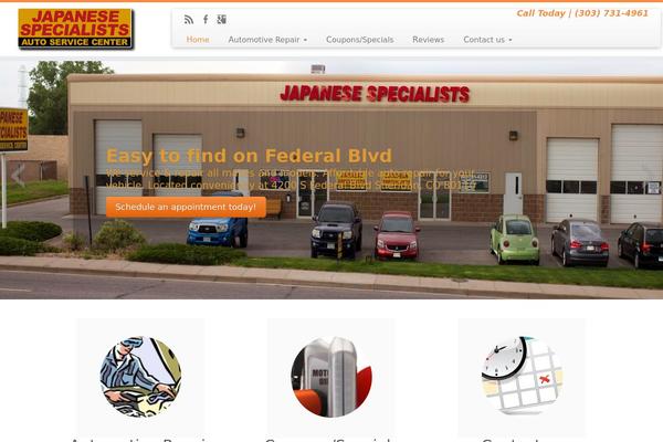 WordPress website example screenshot