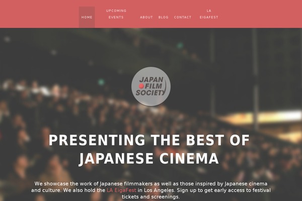 japanfilmsociety.org site used Dry Wp