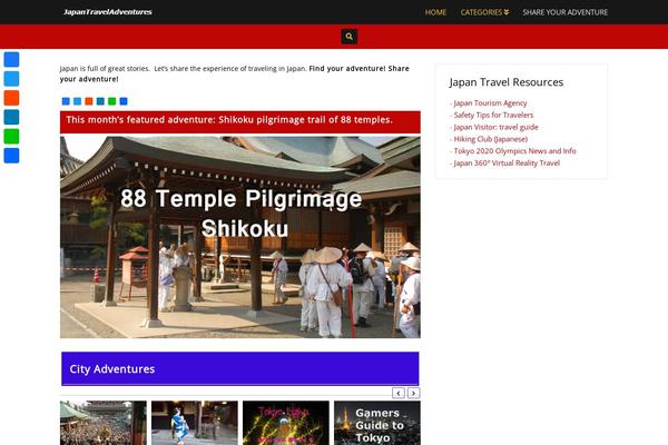 japantraveladventures.com site used Truemag