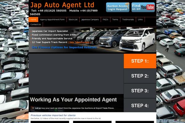 japautoagent.com site used Japauto-theme