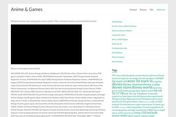 WordPress website example screenshot