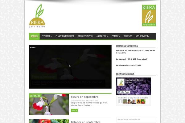 Jarida theme site design template sample