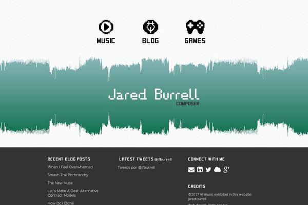 jaredburrell.com site used Jaredburrell