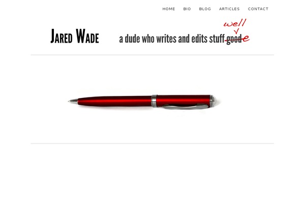 WordPress website example screenshot