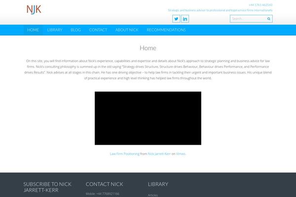WordPress website example screenshot