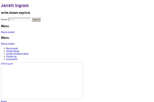 WordPress website example screenshot