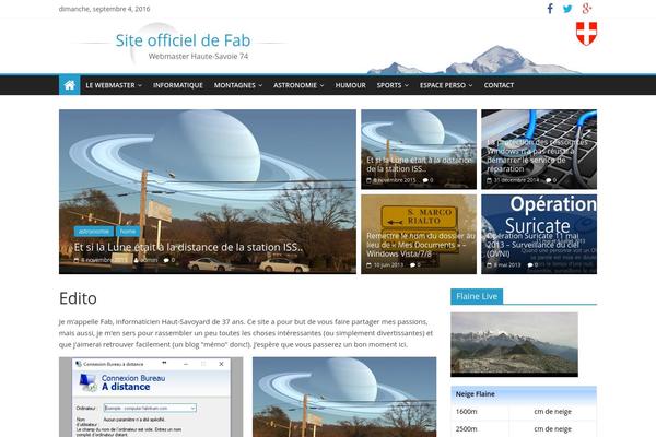 WordPress website example screenshot