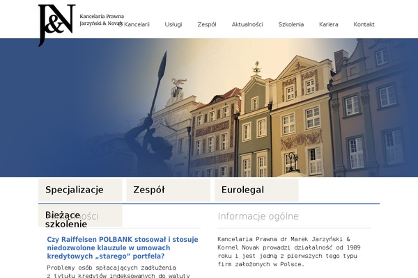 jarzpartner.pl site used Kancelaria