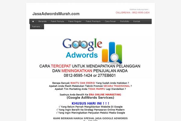 jasaadwordsmurah.com site used Sitenusa