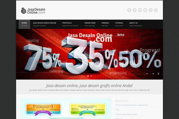 WordPress website example screenshot