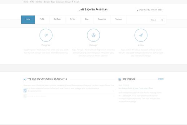 RT-Theme 18 theme site design template sample