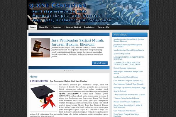 WordPress website example screenshot