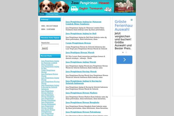 WordPress website example screenshot