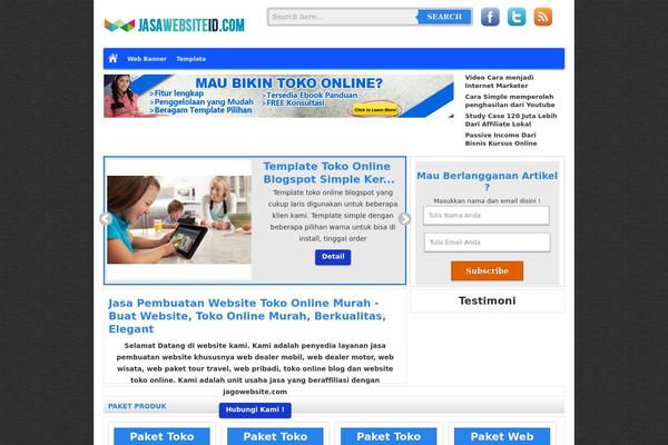 You Minisite theme site design template sample