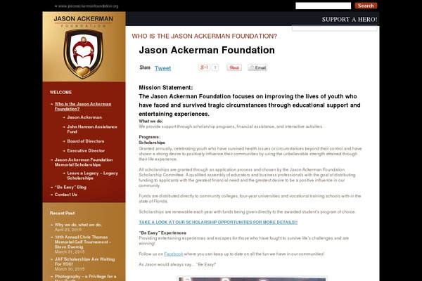 jasonackermanfoundation.org site used Ackerman