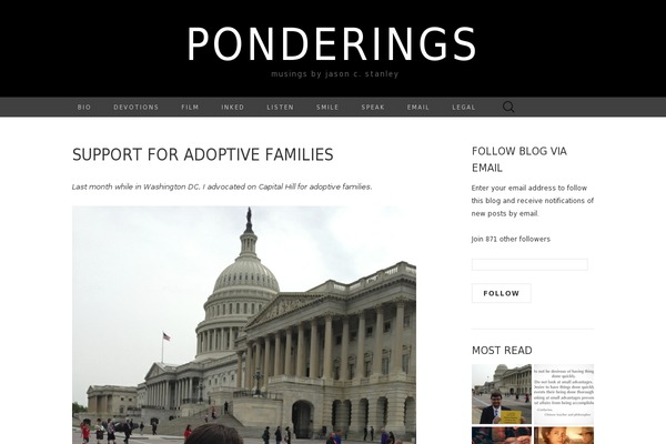 WordPress website example screenshot