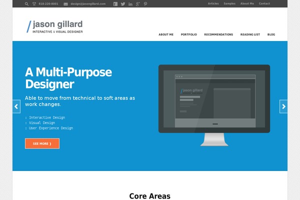 Flatpack theme site design template sample