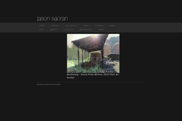 jasonsacran.com site used Jason